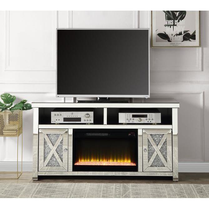 Acme Furniture Noralie LV00318 TV Stand with Fireplace