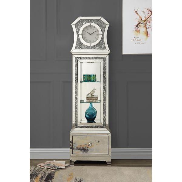 Acme Furniture Noralie AC00350 Grandfather Clock with LED