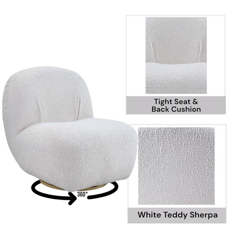 Large Picture of Acme Furniture Yedaid AC00231 Accent Chair with Swivel