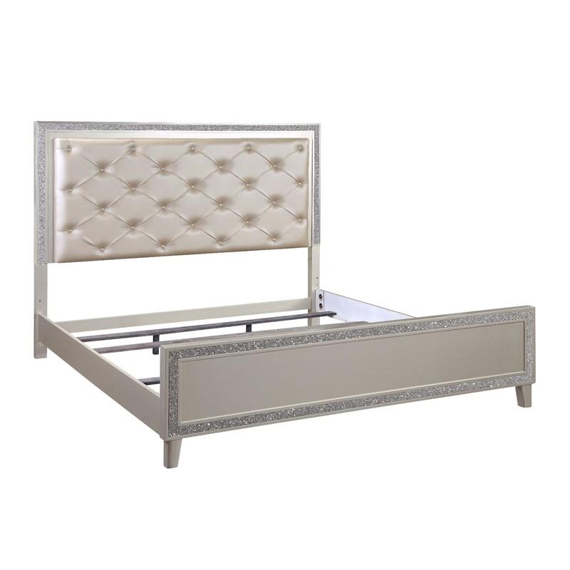 Large Picture of Acme Furniture Sliverfluff BD00238EK King Bed