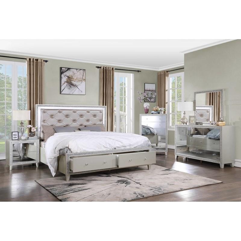 Large Picture of Acme Furniture Sliverfluff BD00244 Mirror