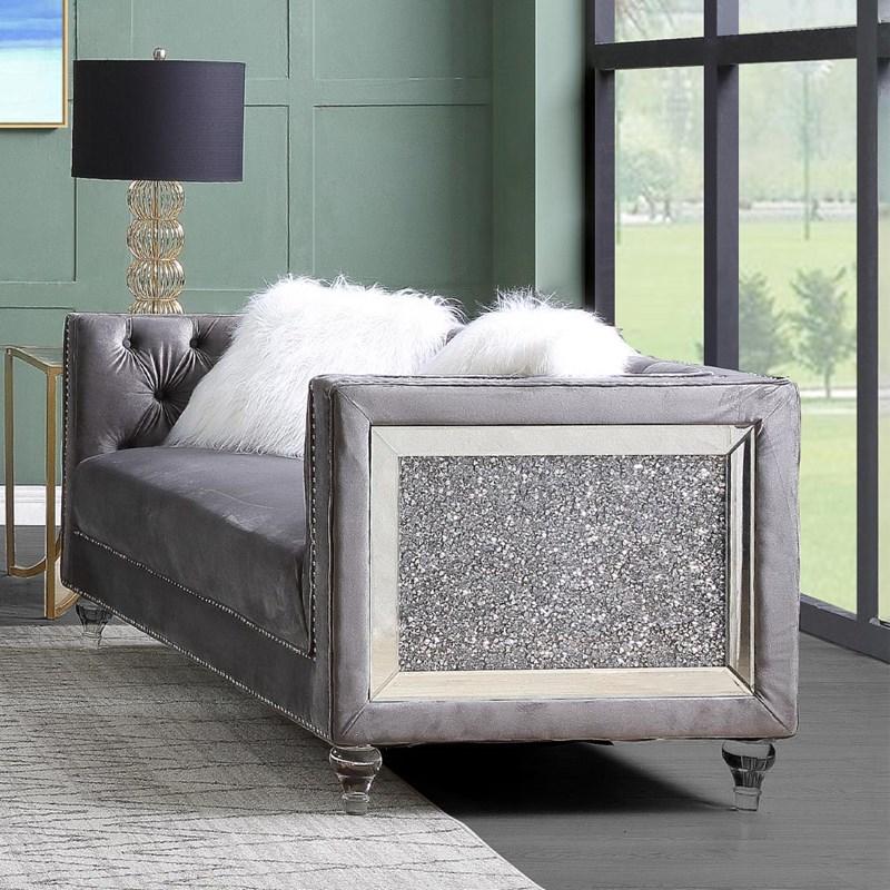 Acme Furniture Heibero II LV00331 Loveseat with 2 Pillows