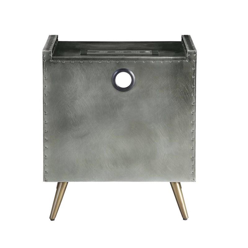 Large Picture of Acme Furniture Doris BD00440 Nightstand with USB & Electric Lock