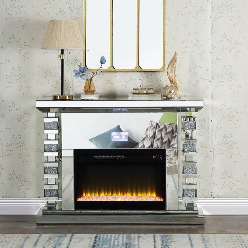 Acme Furniture Noralie AC00509 Fireplace with Bluetooth