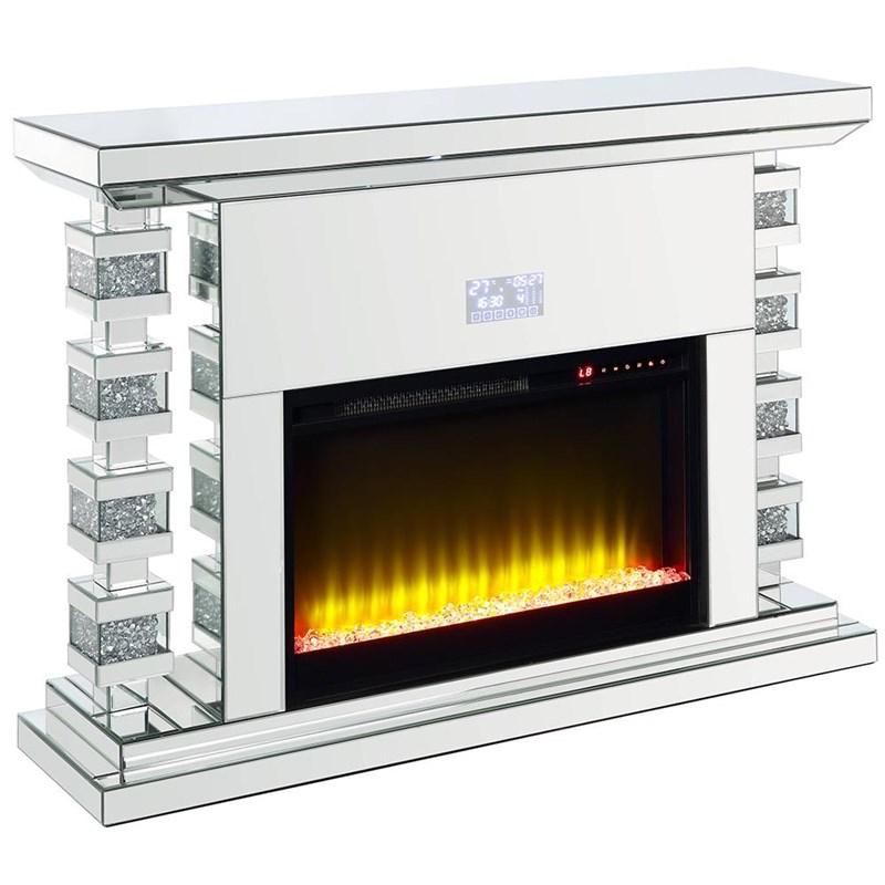 Large Picture of Acme Furniture Noralie AC00509 Fireplace with Bluetooth