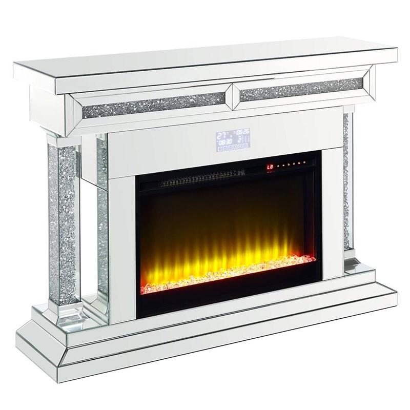 Large Picture of Acme Furniture Noralie AC00510 Fireplace with Bluetooth