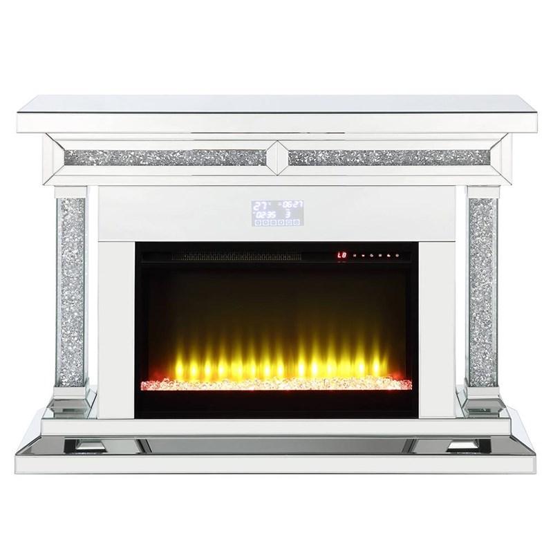 Large Picture of Acme Furniture Noralie AC00510 Fireplace with Bluetooth