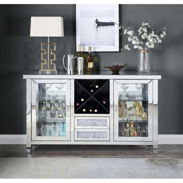 Acme Furniture Noralie AC00525 Wine Cabinet with LED