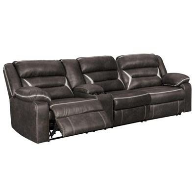 Signature Design by Ashley Kincord 13104S2 2 pc Power Reclining Sectional Sofa