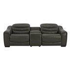 Signature Design by Ashley Center Line U63404S2 3 pc Power Reclining Loveseat with Console
