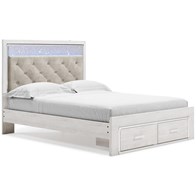 Signature Design by Ashley Altyra B2640B17 Queen Upholstered Storage Bed (Beds - Queen)