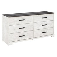 Signature Design by Ashley Shawburn EB4121-231 Six Drawer Dresser (Dressers - 6 Drawers)