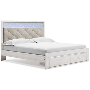 Signature Design by Ashley Altyra B2640B29 King Upholstered Storage Bed (Beds - King)