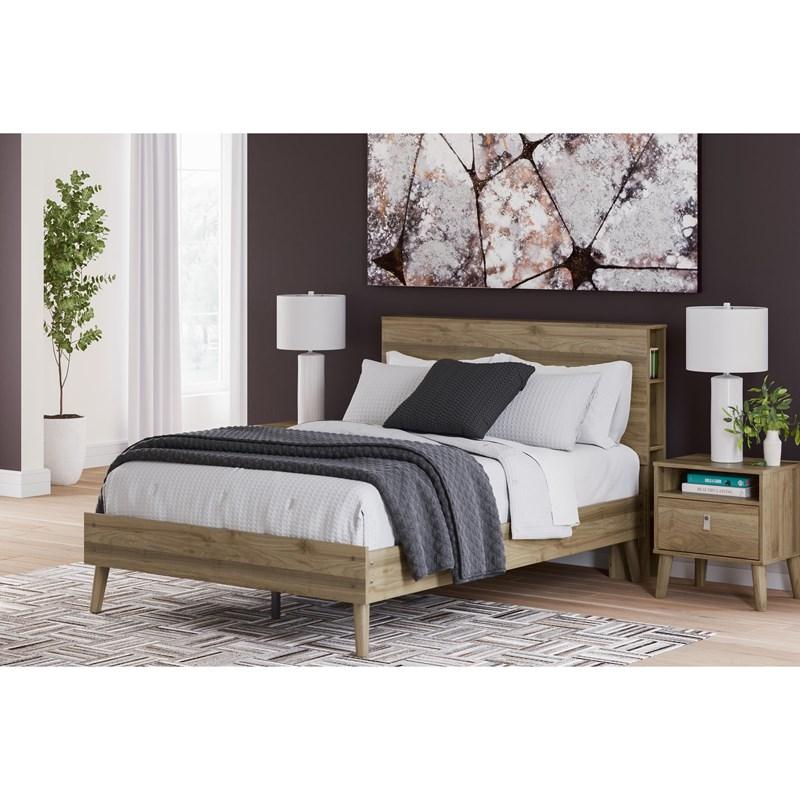 Large Picture of Signature Design by Ashley Aprilyn EB1187B5 Full Bookcase Bed