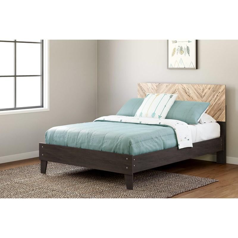 Large Picture of Signature Design by Ashley Piperton EB5514B4 Full Panel Platform Bed