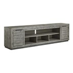 Signature Design by Ashley Naydell W996-78 Extra Large TV Stand with Fireplace Option