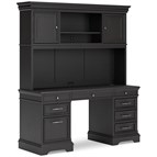 Signature Design by Ashley Beckincreek H778H2 Home Office Credenza with Hutch
