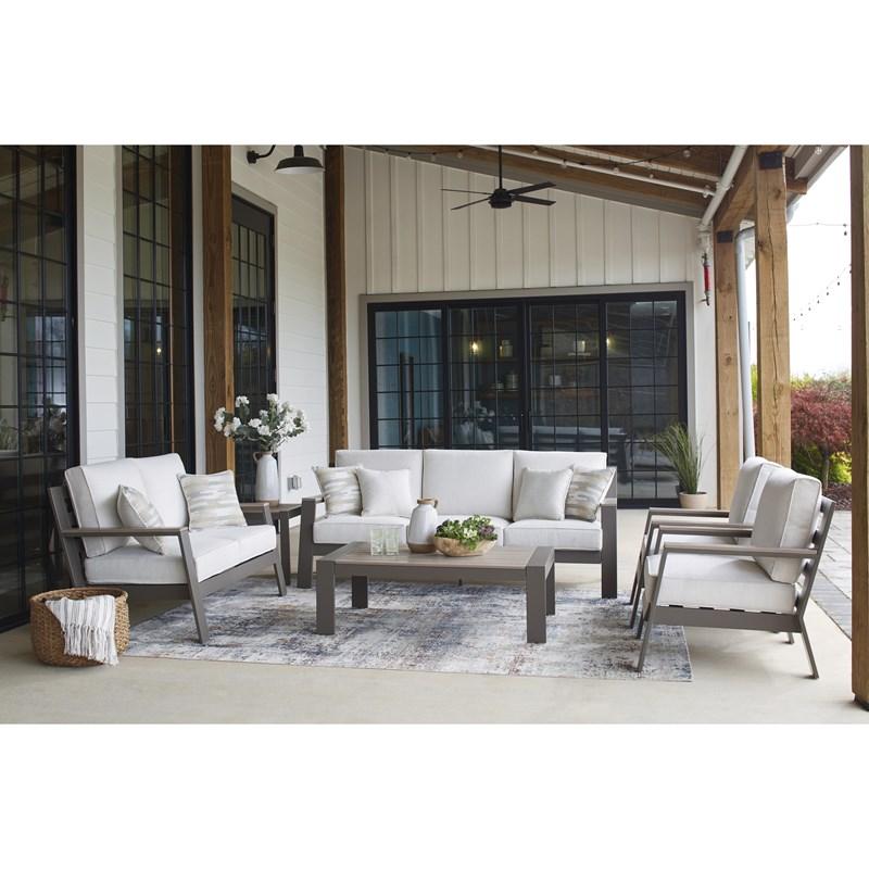 Large Picture of Signature Design by Ashley Tropicava P514-835 Loveseat with Cushion