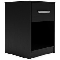 Signature Design by Ashley Finch EB3392-291 One Drawer Night Stand (Nightstands - 1 Drawer)