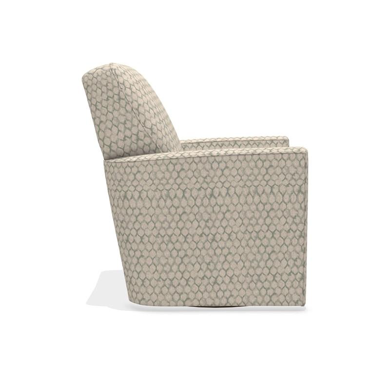 Large Picture of La-Z-Boy Midtown Premier Swivel Occasional Chair - Mist