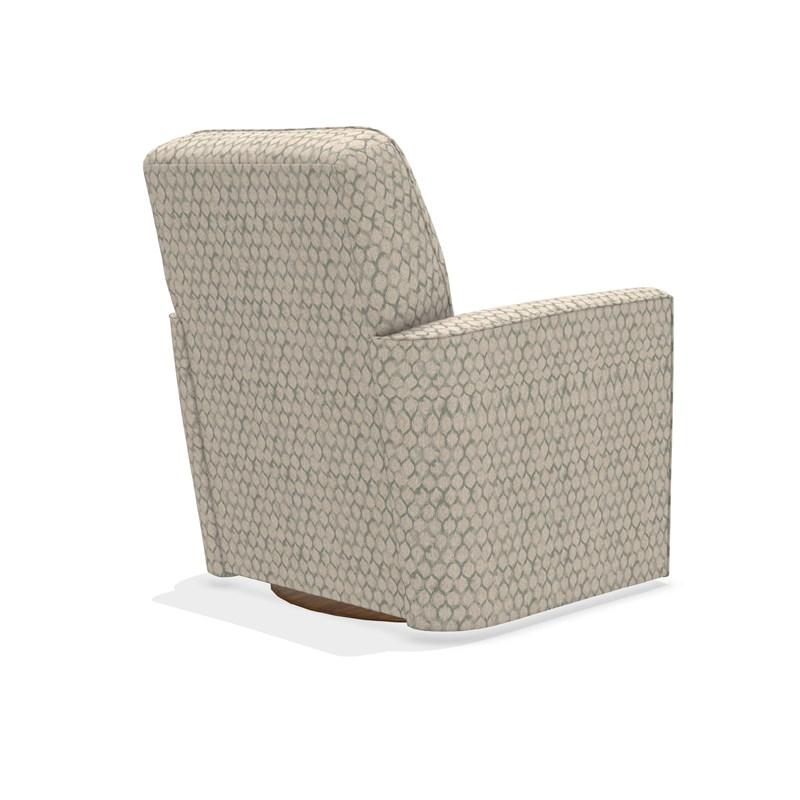 Large Picture of La-Z-Boy Midtown Premier Swivel Occasional Chair - Mist