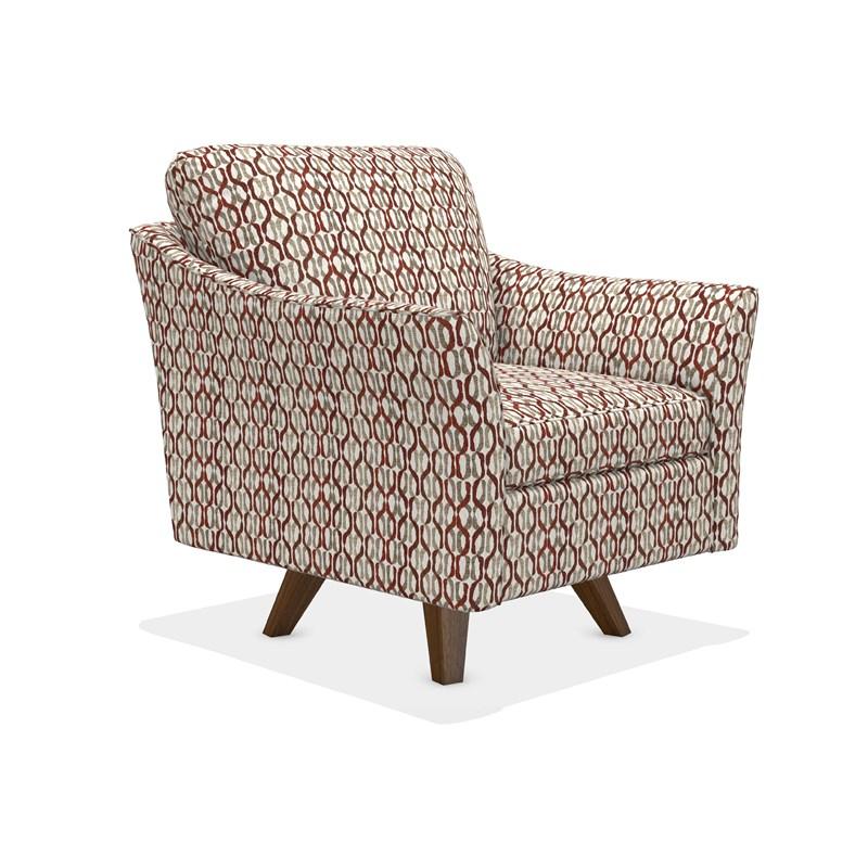 Large Picture of La-Z-Boy Reegan High Leg Swivel Chair - Currant