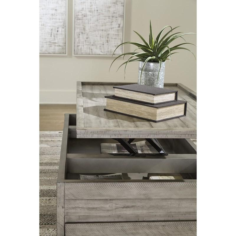 Large Picture of Signature Design by Ashley Naydell T996-9 Lift Top Cocktail Table