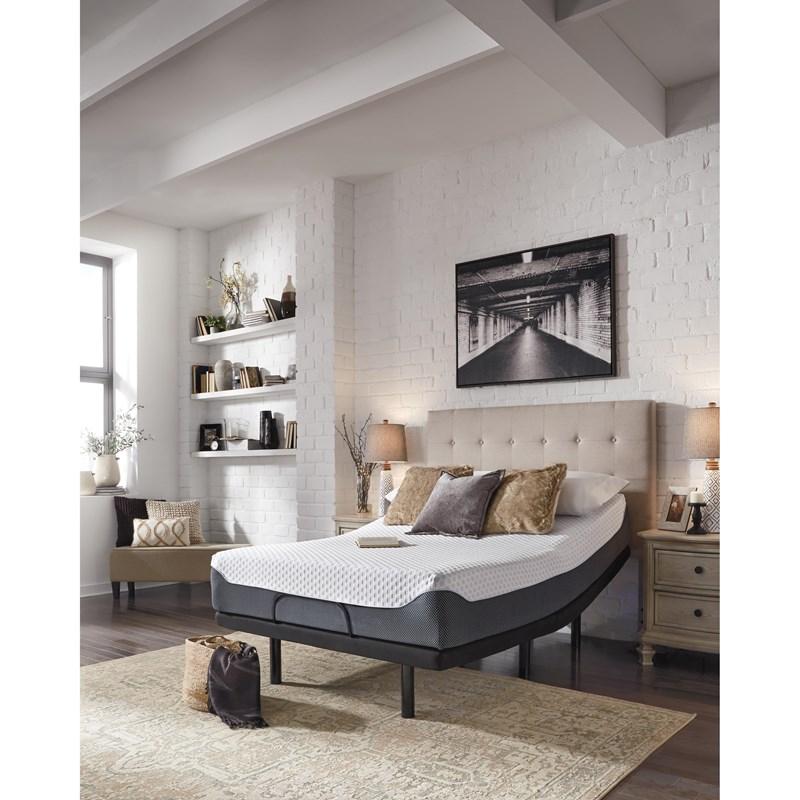 Large Picture of Sierra Sleep 12 Inch Chime Elite M674M6 King Adjustable Base with Mattress