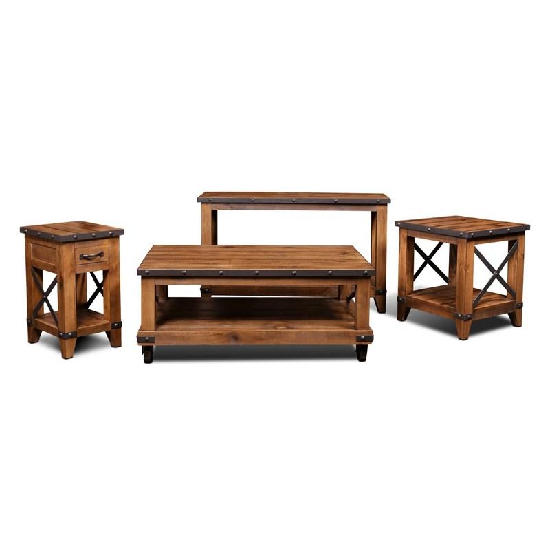 Large Picture of Horizon Home Furniture Urban Rustic H1365-150 Side Table