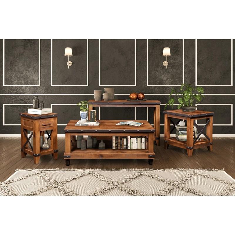 Large Picture of Horizon Home Furniture Urban Rustic H1365-150 Side Table