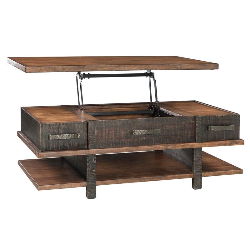 Large Picture of Signature Design by Ashley Stanah T892T2 Coffee Table and 2 End Tables