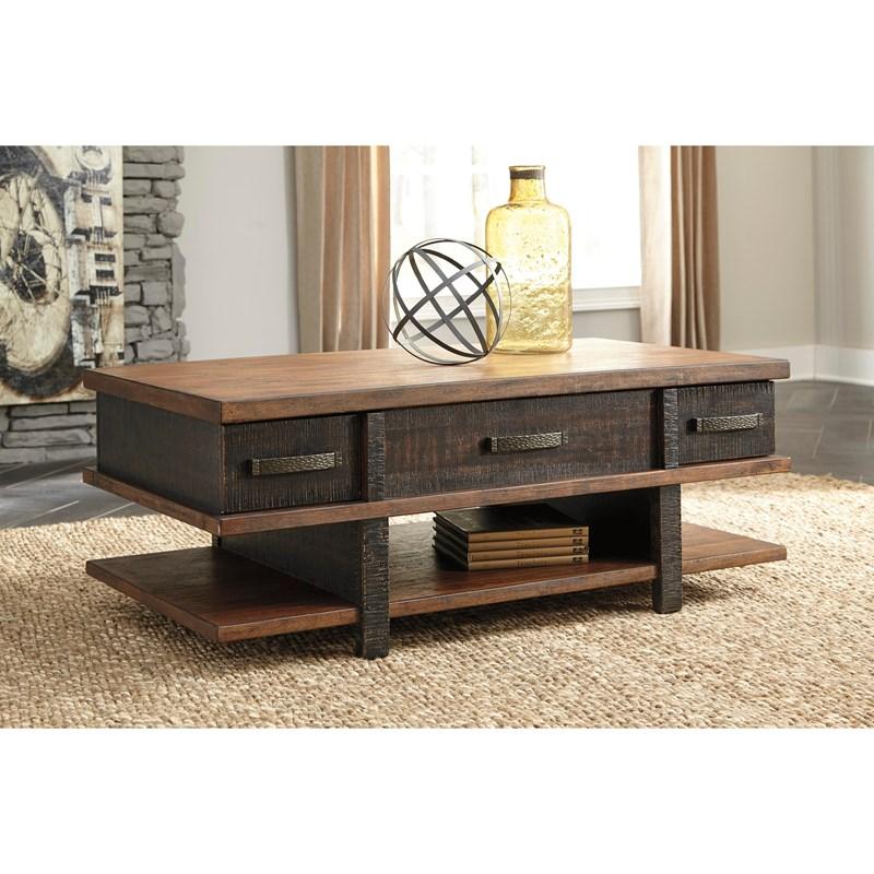 Large Picture of Signature Design by Ashley Stanah T892T2 Coffee Table and 2 End Tables