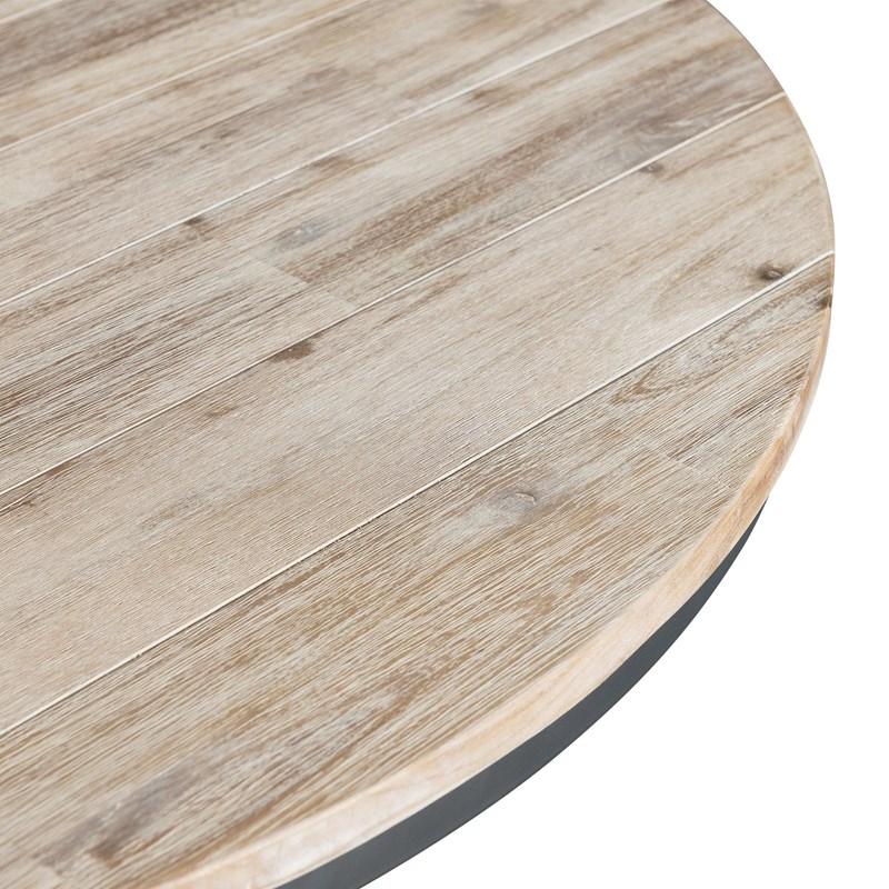 Large Picture of Elements International Callista Round Standard Height Dining Table