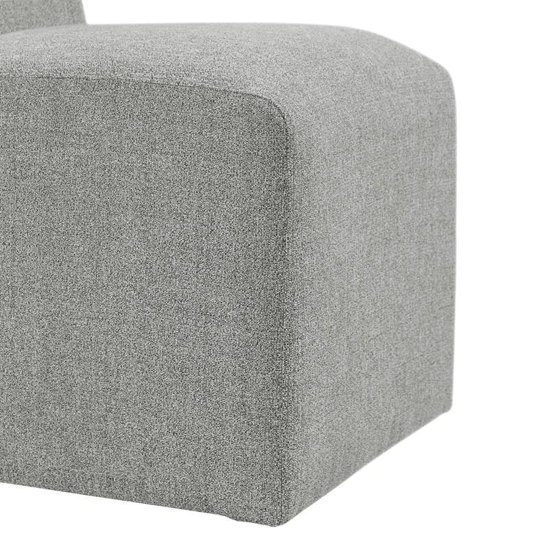 Large Picture of Elements International Nero Upholstered Side Chair Set