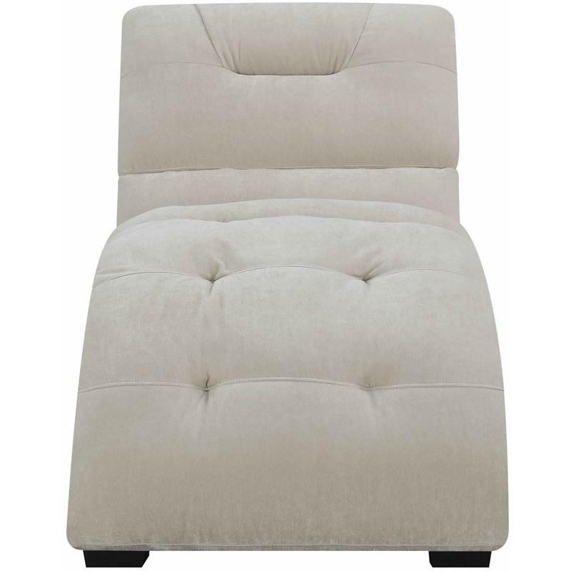 Large Picture of Elements International Dominick Chaise (K/D) In Amigo Linen