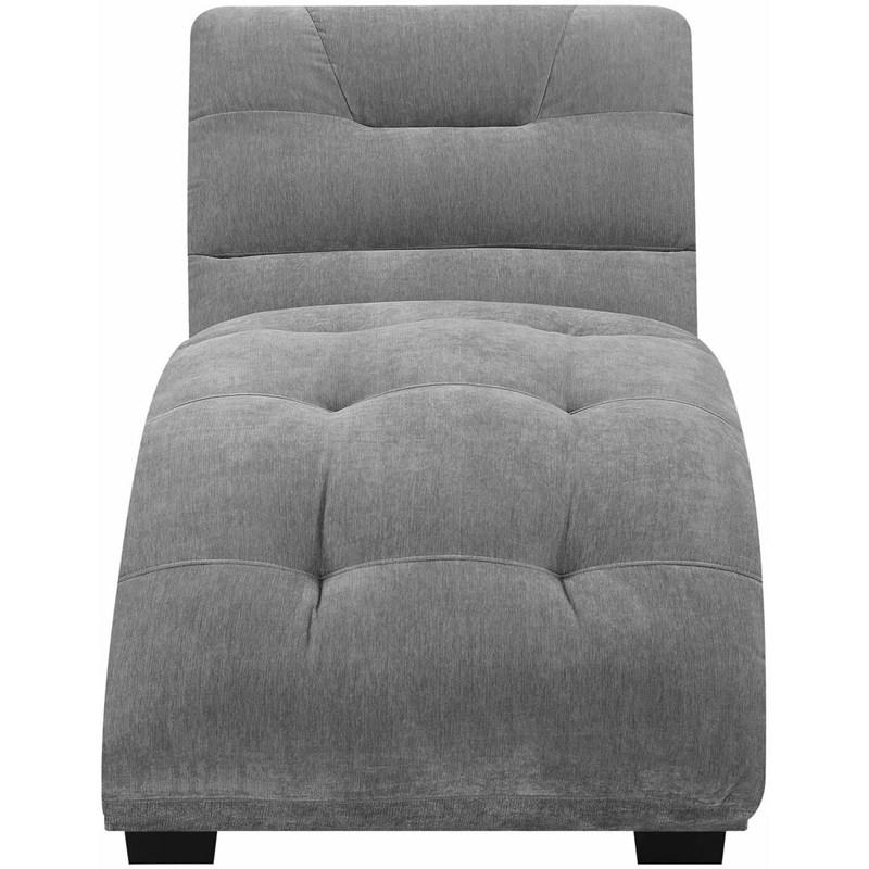 Large Picture of Elements International Dominick Chaise (K/D) In Amigo Granite