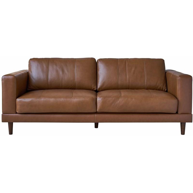 Large Picture of Elements International Hampton Sofa in Fiero Fiero Tan