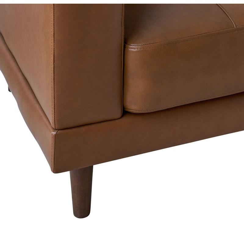 Large Picture of Elements International Hampton Sofa in Fiero Fiero Tan