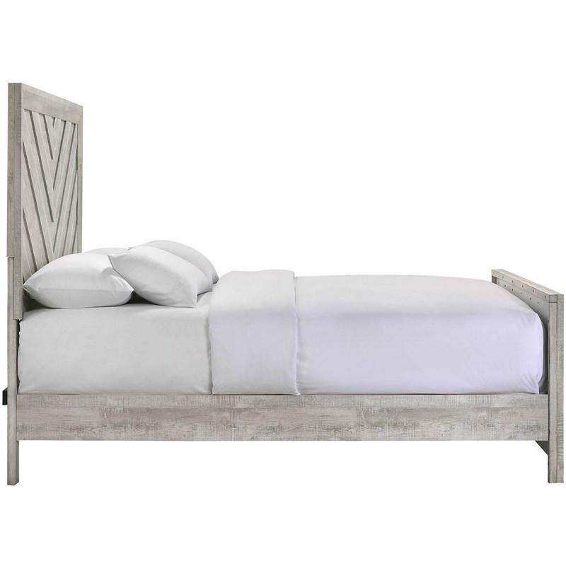 Large Picture of Elements International Ellen EL700QB Queen Bed - White