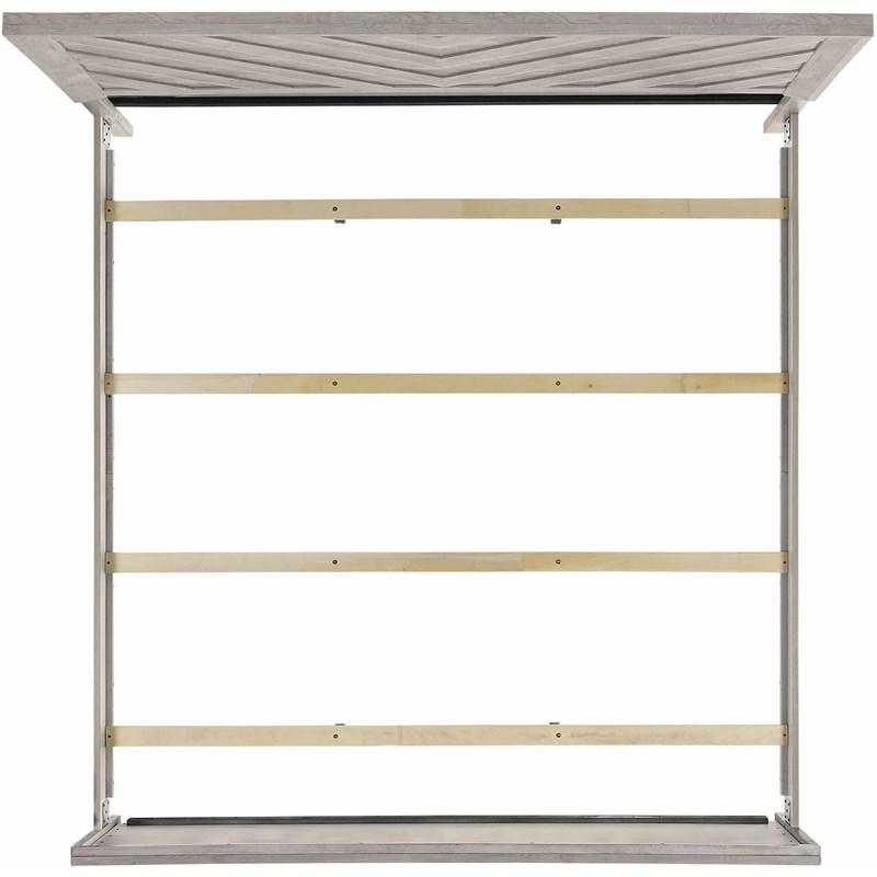 Large Picture of Elements International Ellen EL700KB King Bed - White