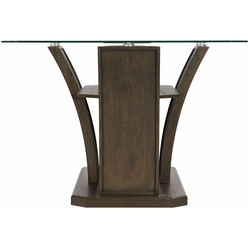 Large Picture of Elements International Dapper Rectangular Standard Dining Table