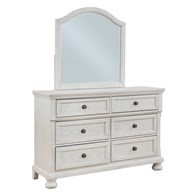 Signature Design by Ashley Robbinsdale B742B10 Dresser and Mirror (Dressers - 6 Drawers)