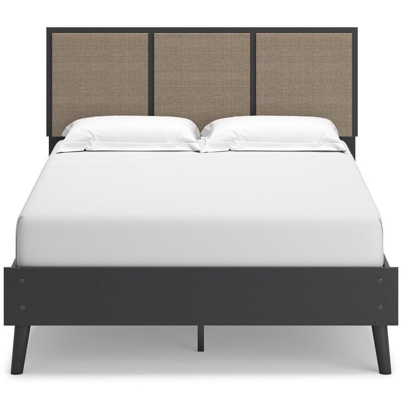 Large Picture of Signature Design by Ashley Charlang EB1198B1 Full Panel Platform Bed