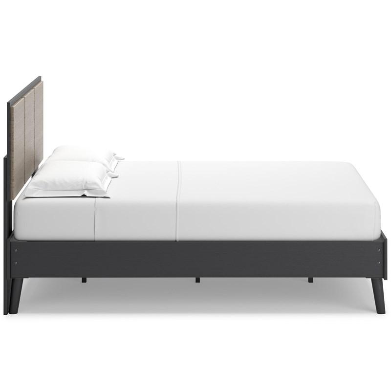 Large Picture of Signature Design by Ashley Charlang EB1198B1 Full Panel Platform Bed