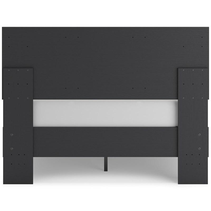 Large Picture of Signature Design by Ashley Charlang EB1198B1 Full Panel Platform Bed
