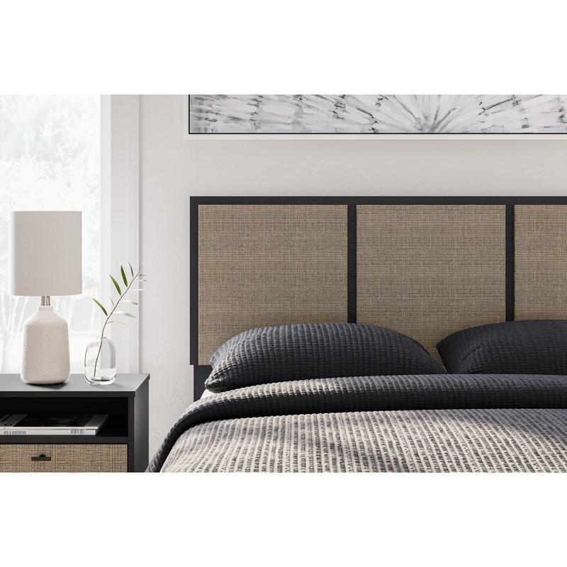 Large Picture of Signature Design by Ashley Charlang EB1198B1 Full Panel Platform Bed