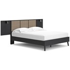 Signature Design by Ashley Charlang EB1198B6 Queen Panel Platform Bed with 2 Extensions