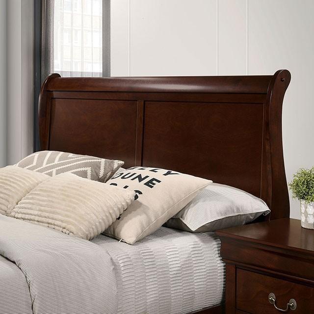Large Picture of Furniture of America Louis Philippe CM7966CH-EK King Bed
