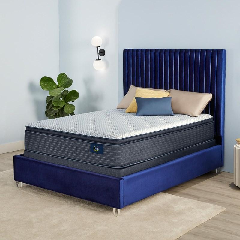 Large Picture of Serta Cosmic Plush Pillow Top Mattress Set (Queen)
