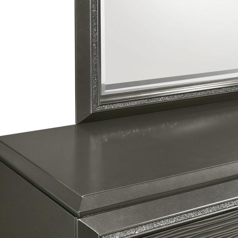 Large Picture of Elements International Moonstone MN600MR Dresser Mirror